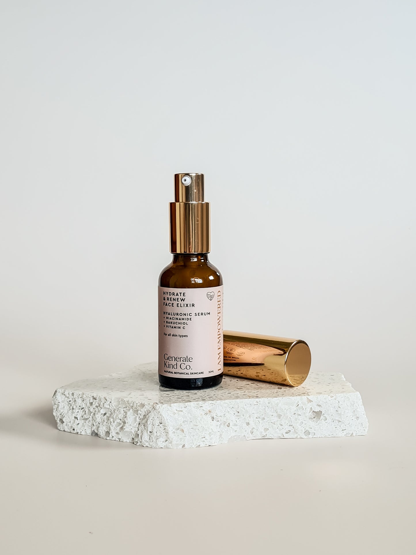Face Elixir - Hyaluronic Serum + Bakuchiol, Vit B3 & C