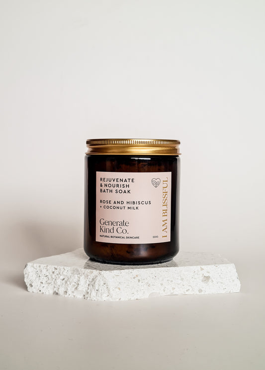 Bath Soak - Rose & Hibiscus + Coconut Milk