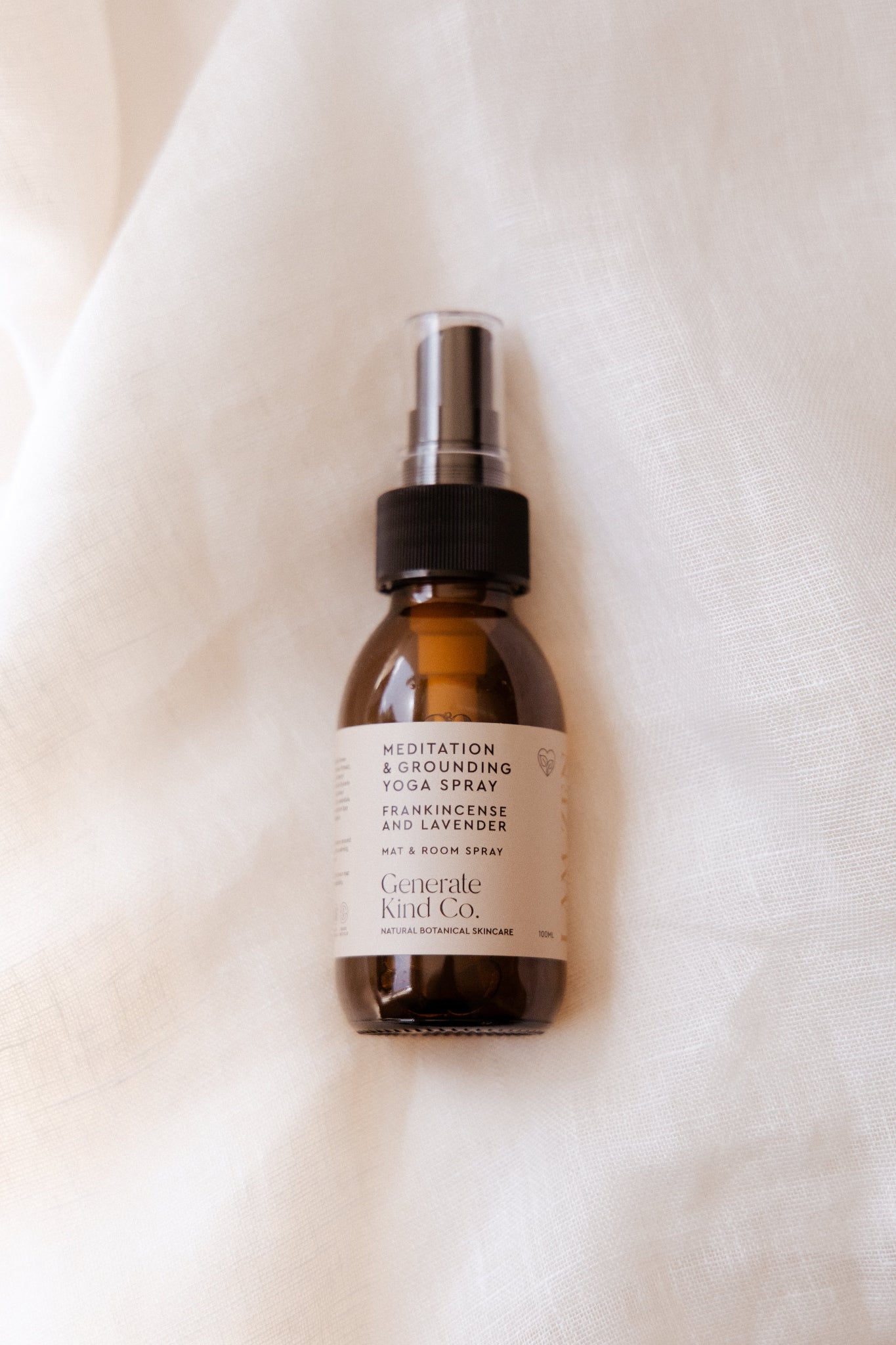 Meditation Yoga Spray on Linen fabric