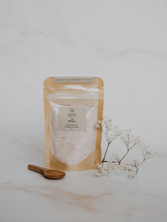 Detox Bath Soak Salts -  Pink Clay & Lemongrass