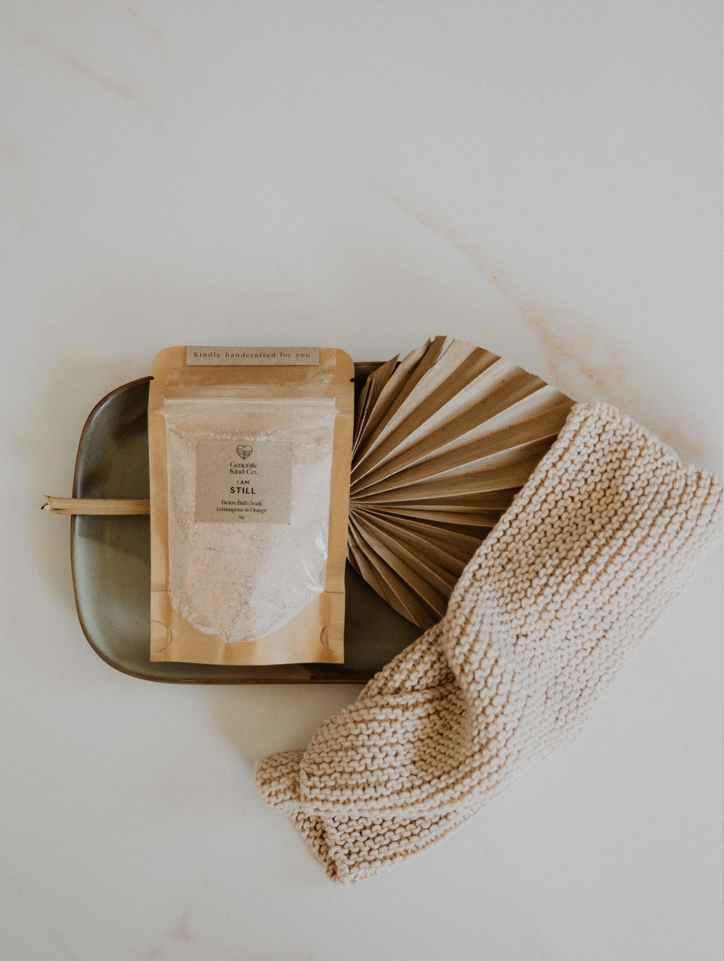 Detox Bath Soak Salts -  Pink Clay & Lemongrass