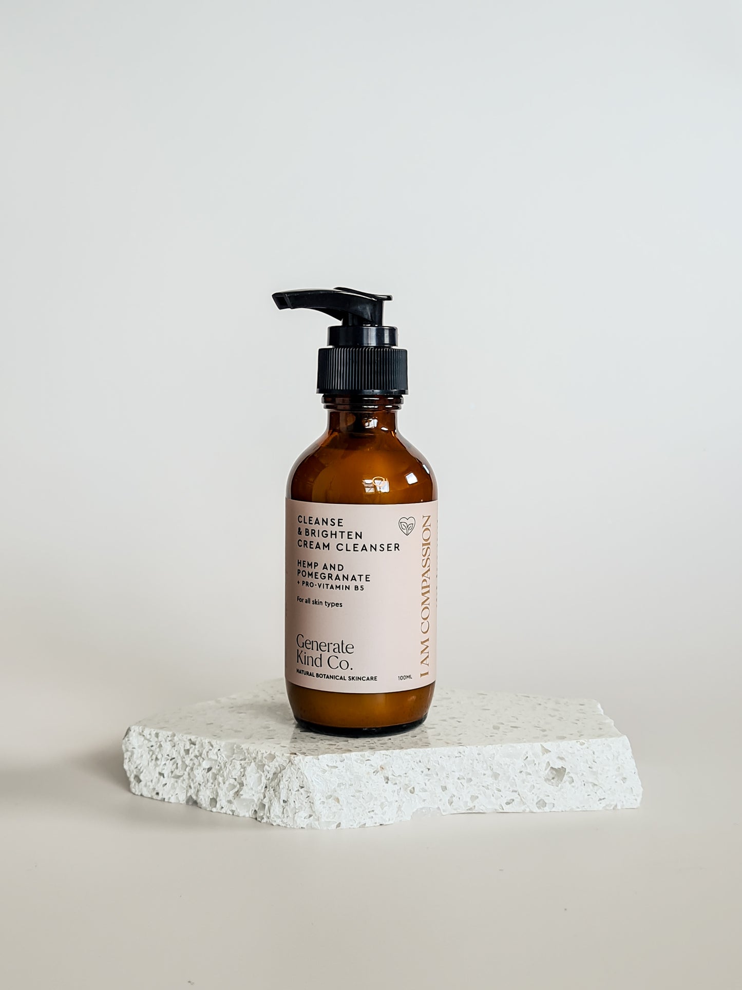Cream Cleanser - Hemp & Pomegranate + Pro Vitamin B5