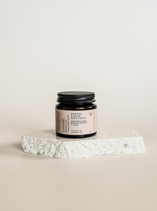 Nourish & Glow Face Cream - Avocado & Blackcurrant + CoQ10